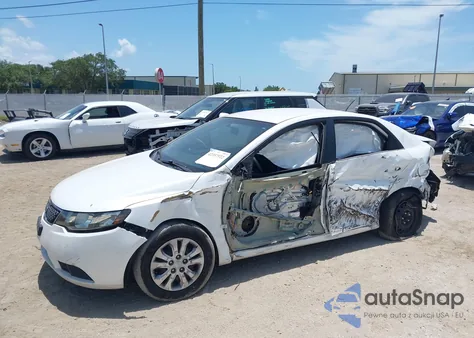 2013 Kia Forte Ex z USA, uszkodzony, nr VIN KNAFU4A25D5734970